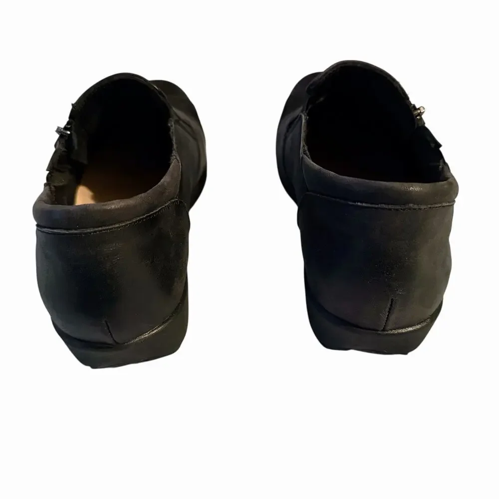 Ziera Sage Women’s Black Leather Comfort Shoes EU 38 / US 7.5–8 Side Zip Nursing